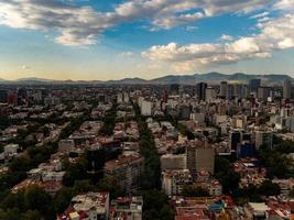 luchtfoto van polenco mexico city foto