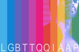 achtergrondkleurenafbeelding genderdiversiteit ook bekend als lgbtq, het staat voor lgbtq foto