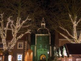 kersttijd in ahaus in westfalen foto