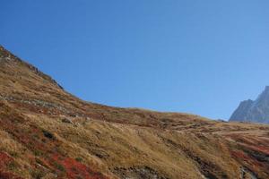 wandelen in de zwitserse alpen foto