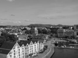 de stad stavanger in noorwegen foto