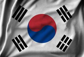 vlag van zuid-korea foto