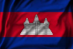 vlag van cambodja foto