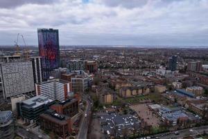 hoge hoekmening van croydon stad londen engeland uk, prachtig stadsbeeld en gebouwen van groot-brittannië foto