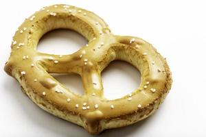 pretzel met zout foto