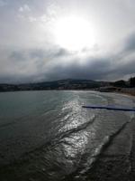 s'agaro strand aan de catalaanse costa brava, spanje foto