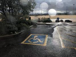 gehandicaptenparkeerplaats foto