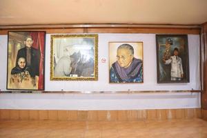 blitar, Jawa Timur, Indonesië, 2022 - het eerste presidentiële familieschilderij van Indonesië in het Blitar-museum foto