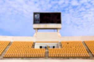 wazig het stadion met scorebord foto