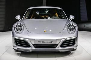 frankfurt - sept 2015 porsche 911 991 carrera s coupé gepresenteerd foto