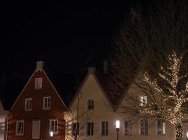 Borken stad in de kersttijd foto