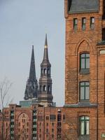 de stad hamburg in duitsland foto