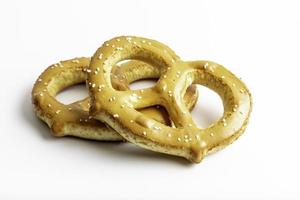 pretzel met zout foto