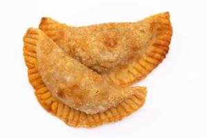 empanadas op witte achtergrond foto