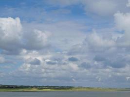 het duitse eiland juist in de Noordzee foto