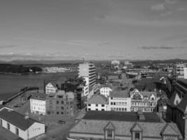 de stad stavanger in noorwegen foto