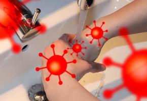 handen wassen en handen wassen met zeep preventie voor uitbraak van coronavirus covid-19 foto