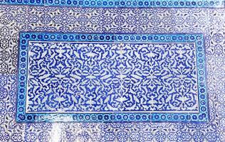 blauwe tegels in het topkapi-paleis, istanbul foto