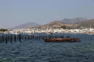 bodrum stad in mugla stad, turkije foto