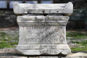 sarcofaag in het kasteel van Bodrum foto
