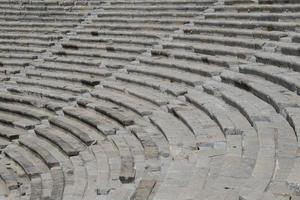 theater van halicarnassus in bodrum, turkije foto