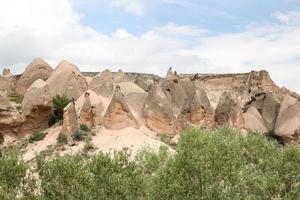 rotsformaties in devrent vallei, cappadocië foto