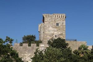 toren van het kasteel van Bodrum foto