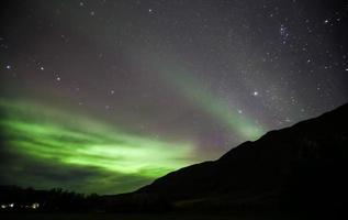 noorderlicht boven ijsland foto