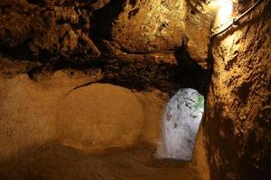 derinkuyu ondergrondse stad in cappadocië foto