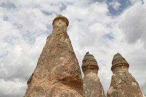 rotsformaties in Pasabag Monniken Valley, Cappadocië foto