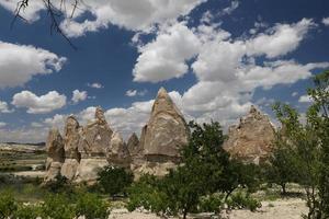 rotsformaties in cappadocië foto