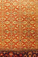 detail van Turks tapijt in de stad Istanbul foto