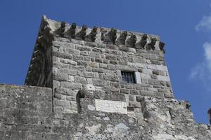 toren van het kasteel van Bodrum foto