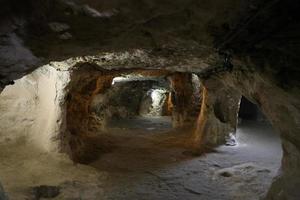 derinkuyu ondergrondse stad in cappadocië foto