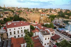 oude binnenstad van antalya, turkije foto