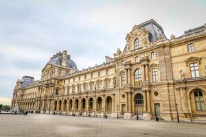 Louvremuseum in Parijs Stad foto