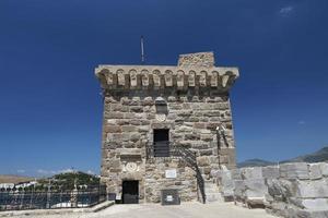 toren van bodrum kasteel in turkije foto