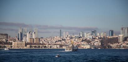 district besiktas in de europese kant van de stad istanbul foto