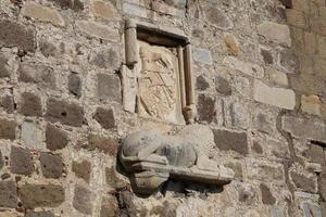 riddersymbolen in het kasteel van Bodrum foto