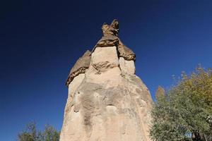 rotsformaties in Pasabag Monniken Valley, Cappadocië, Nevsehir, Turkije foto