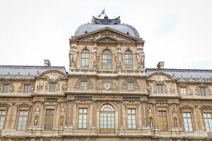 Louvremuseum in Parijs Stad foto