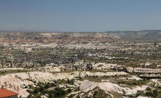 uitzicht op Cappadocië in Turkije foto