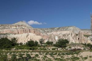 uitzicht op Cappadocië in Turkije foto