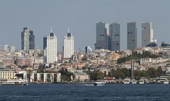 besiktas district in de stad istanbul foto