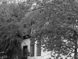 de stad kappeln aan de rivier de schlei foto