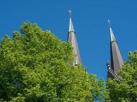 de stad billerbeck in het duitse münsterland foto