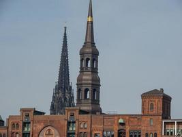 de stad hamburg in duitsland foto