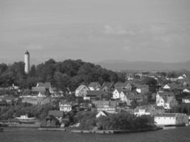 de stad stavanger in noorwegen foto