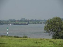 xanten stad en de Rijn foto