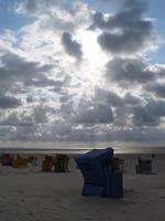 langeoog eiland in de duitse noordzee foto